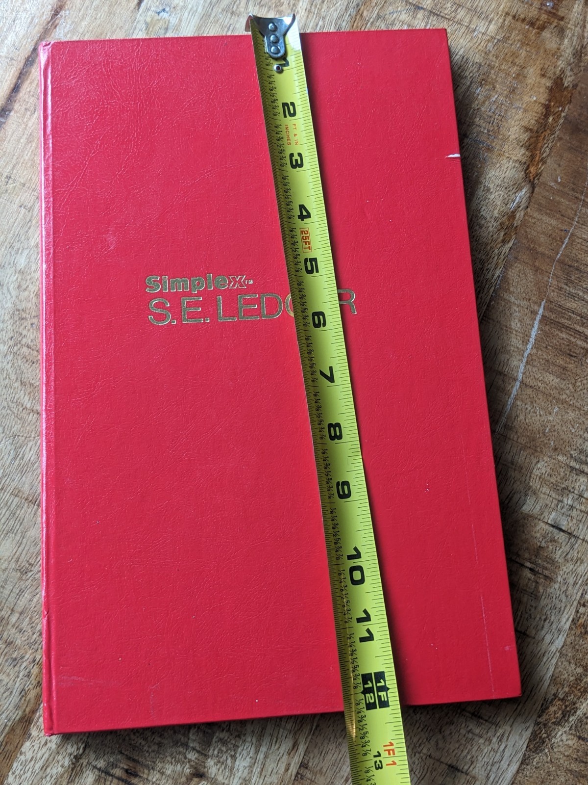 Vintage Simplex S.E. Ledger Account Book 12″ X 8″ #91-513