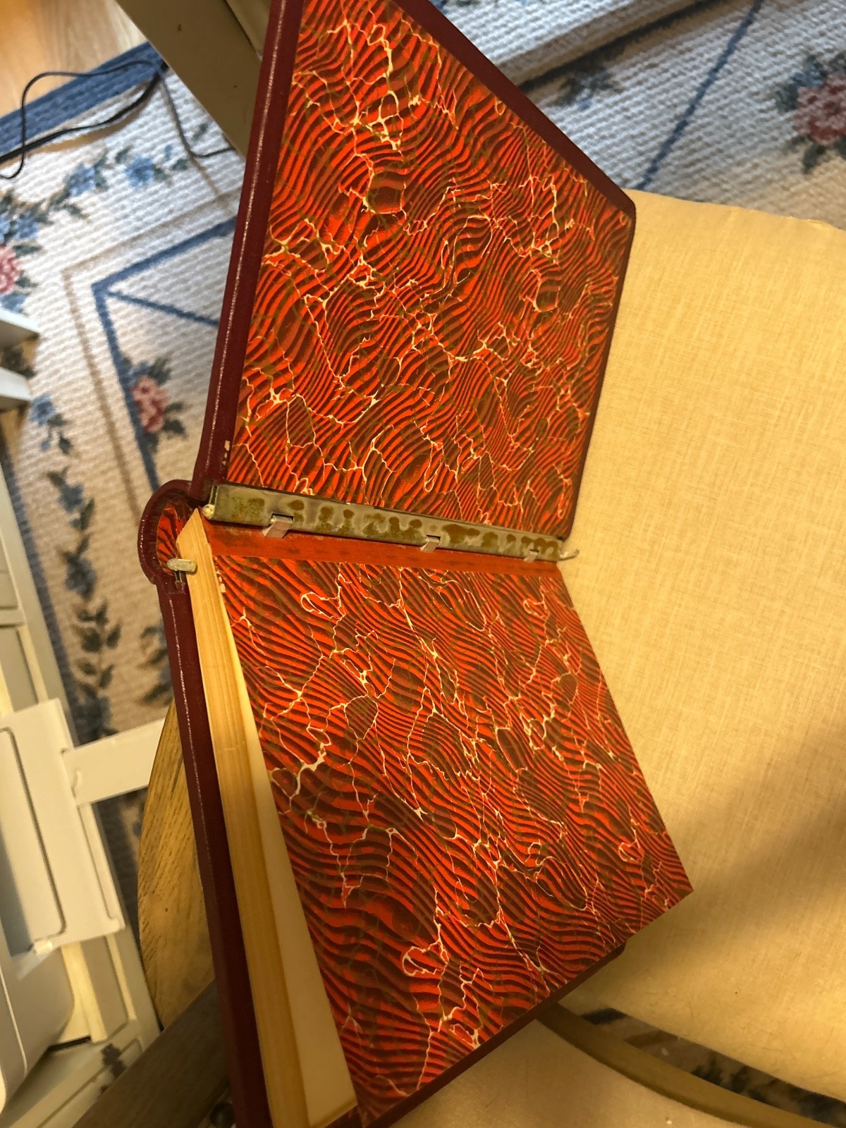 Wilson Jones Style Minute Book Binder 8.5″ x 11″ Letter Red 90 Pgs Antique?