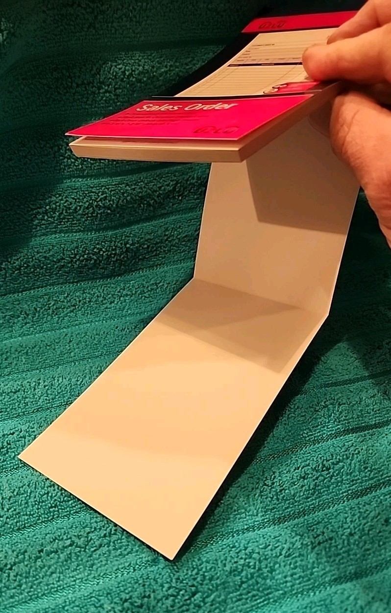 5 Pack 2 Part Carbonless Sales Order Books Receipt Forms 40 Set 4.19″ X 7.19″