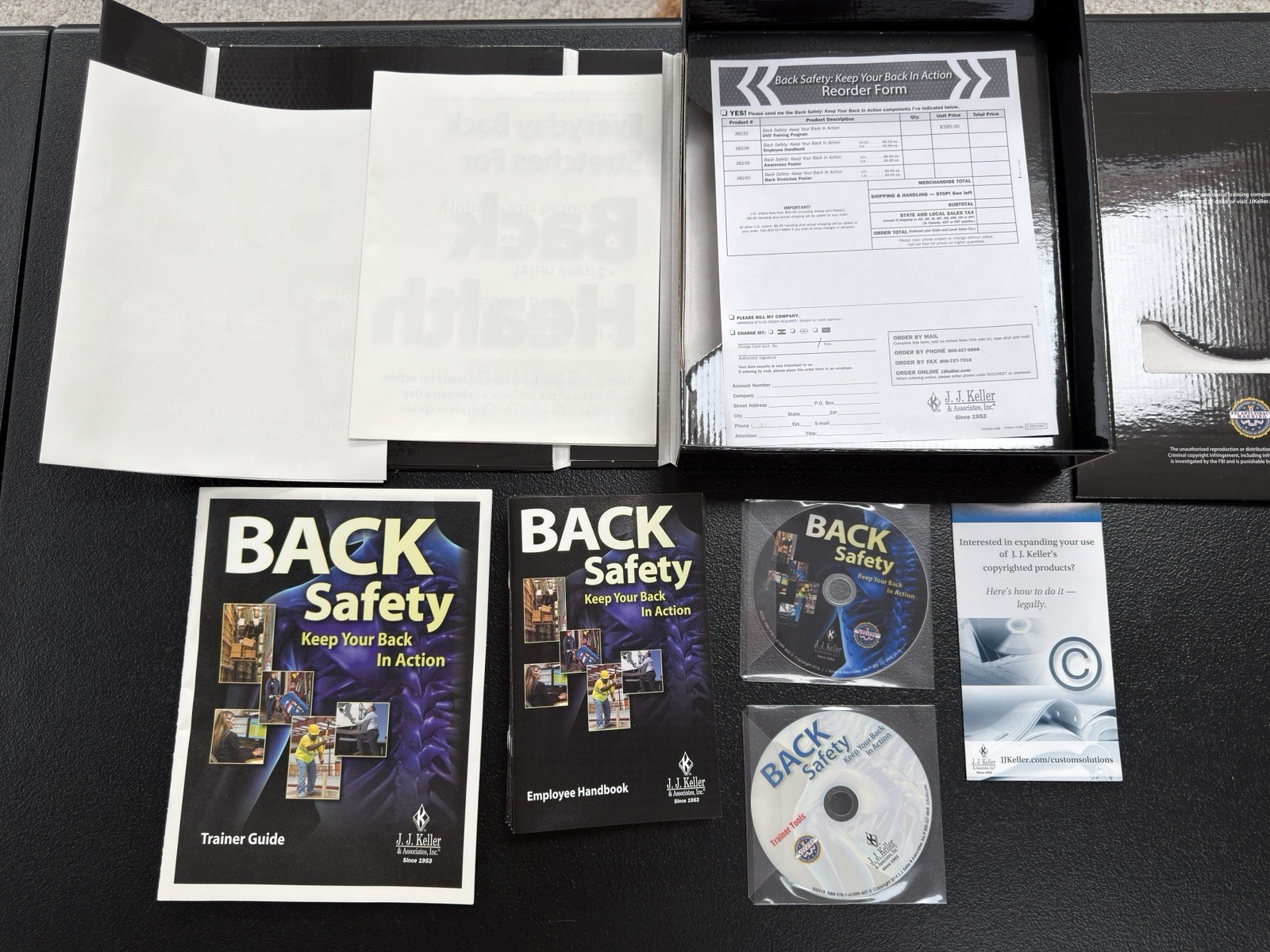JJ KELLER Training Back Safety Kit