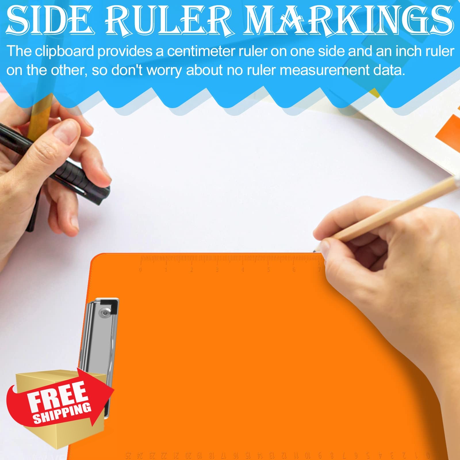 HERKKA Clipboards 15 Pack Plastic A4 Assorted 5 Color