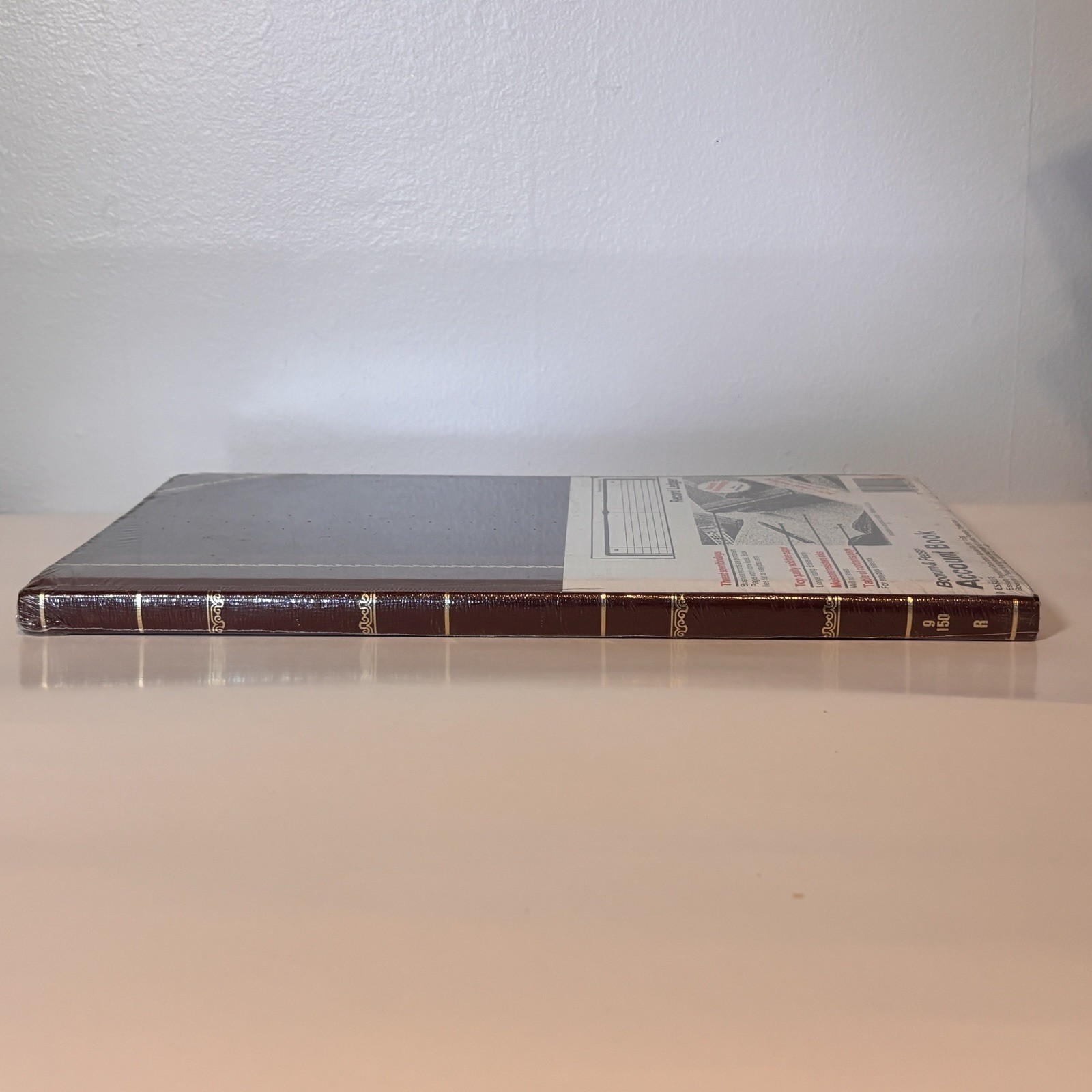 Vintage Sealed Boorum & Pease Columnar Acctg Book Record Rule Black Cover 150 Pg