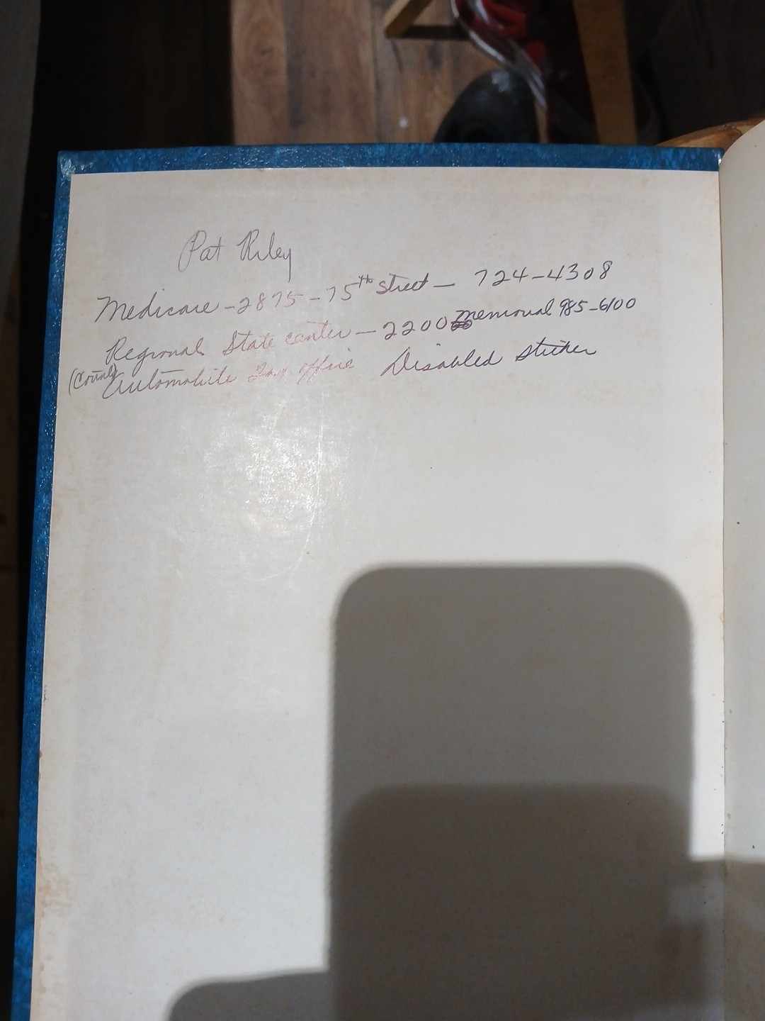 Vtg Mead Ledger Account Book Product Code 64520 Unused But Personalized In Side