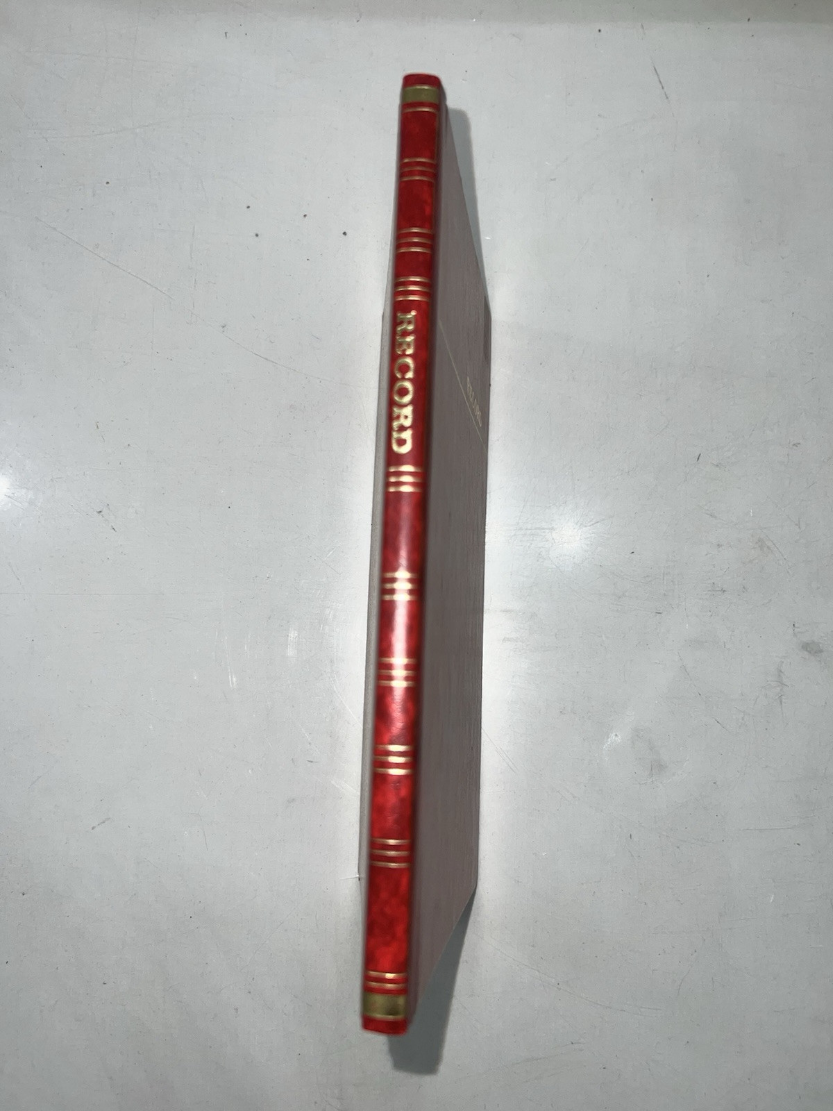 Vintage Record Book of Lined Pages Original Account Ledger Vernon 160 Pages READ