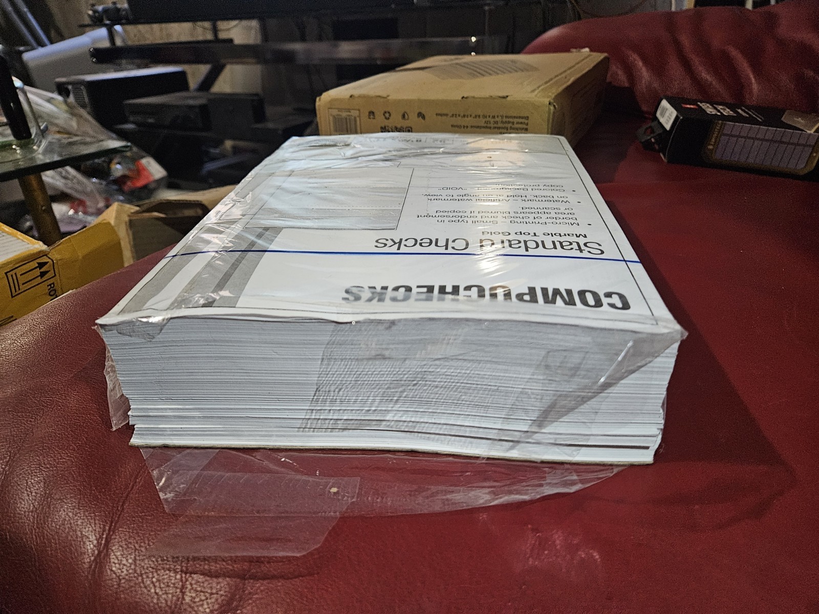 COMPUCHECKS 54002/ 500 sheet STANDARD Security CHECKS Marble Top Green 24 lb/92
