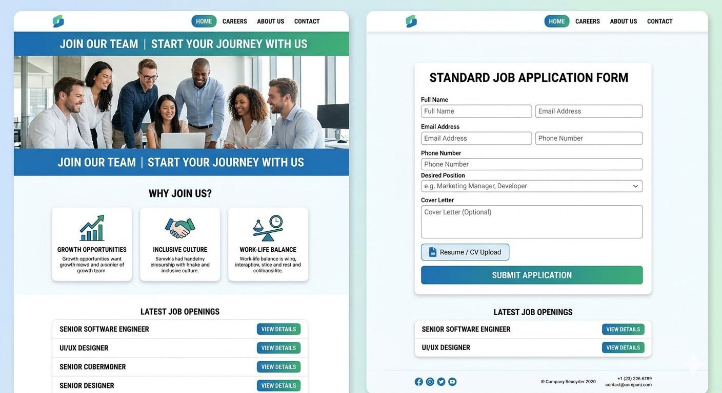 2026 Standard Job Application Form EMAILED