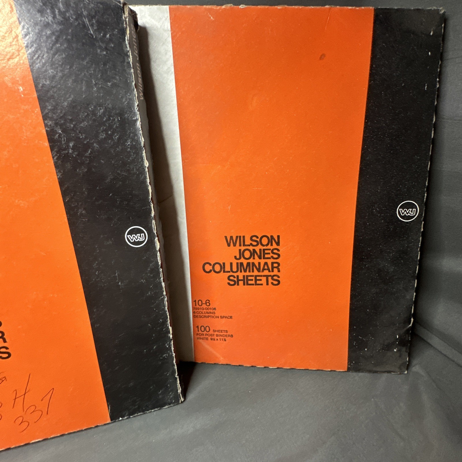 4-Wilson Jones Columnar Sheets 10-6white 6 Column 100ct Vintage