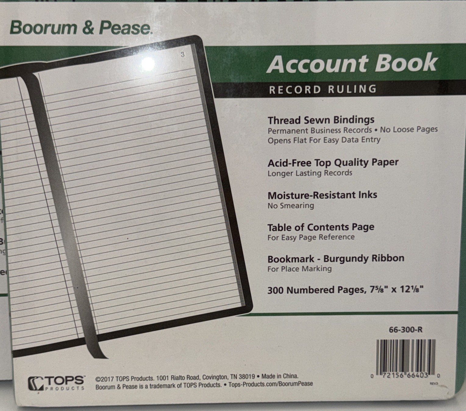 Boorum & Pease 66-300-R Account Books Record Ledger 300 Pages (Lot of 3) NEW
