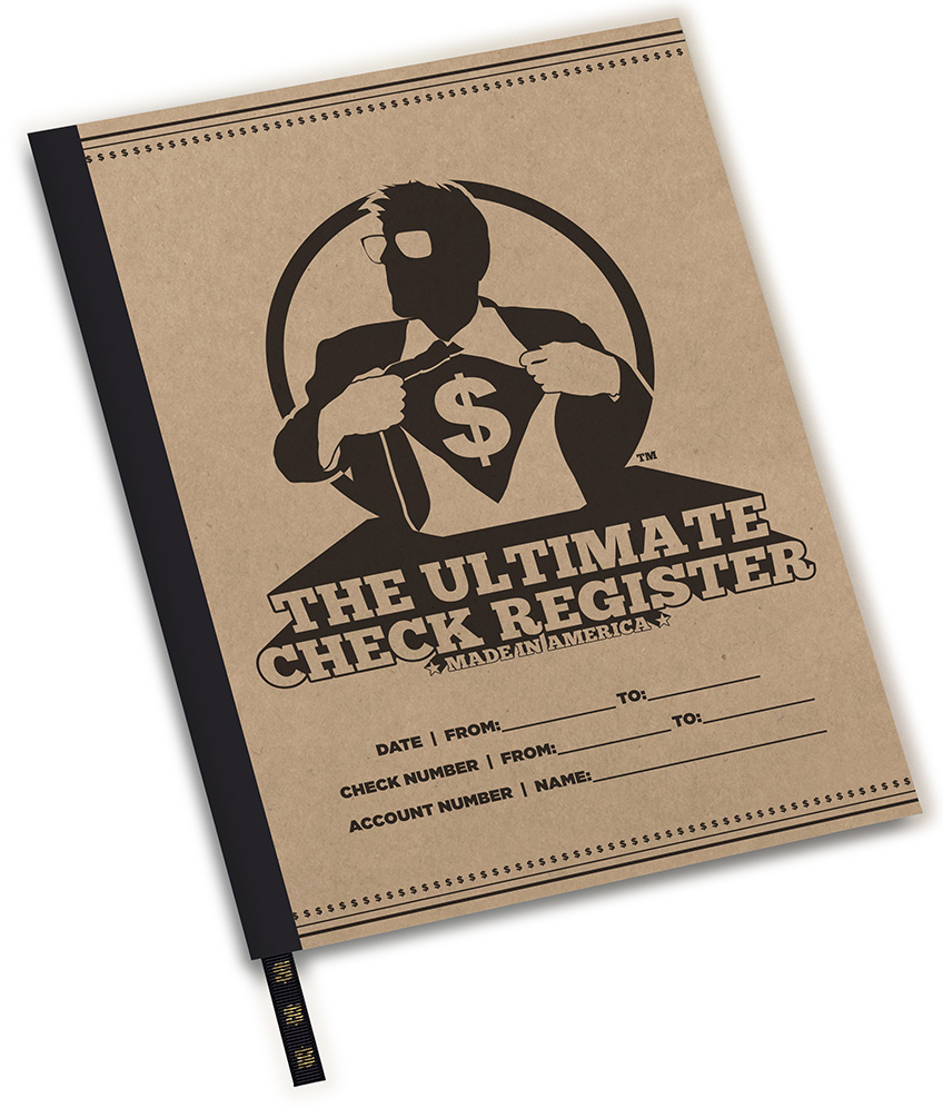 8-1/2×11 Large Check Register, Oversized Extra Large Check Book