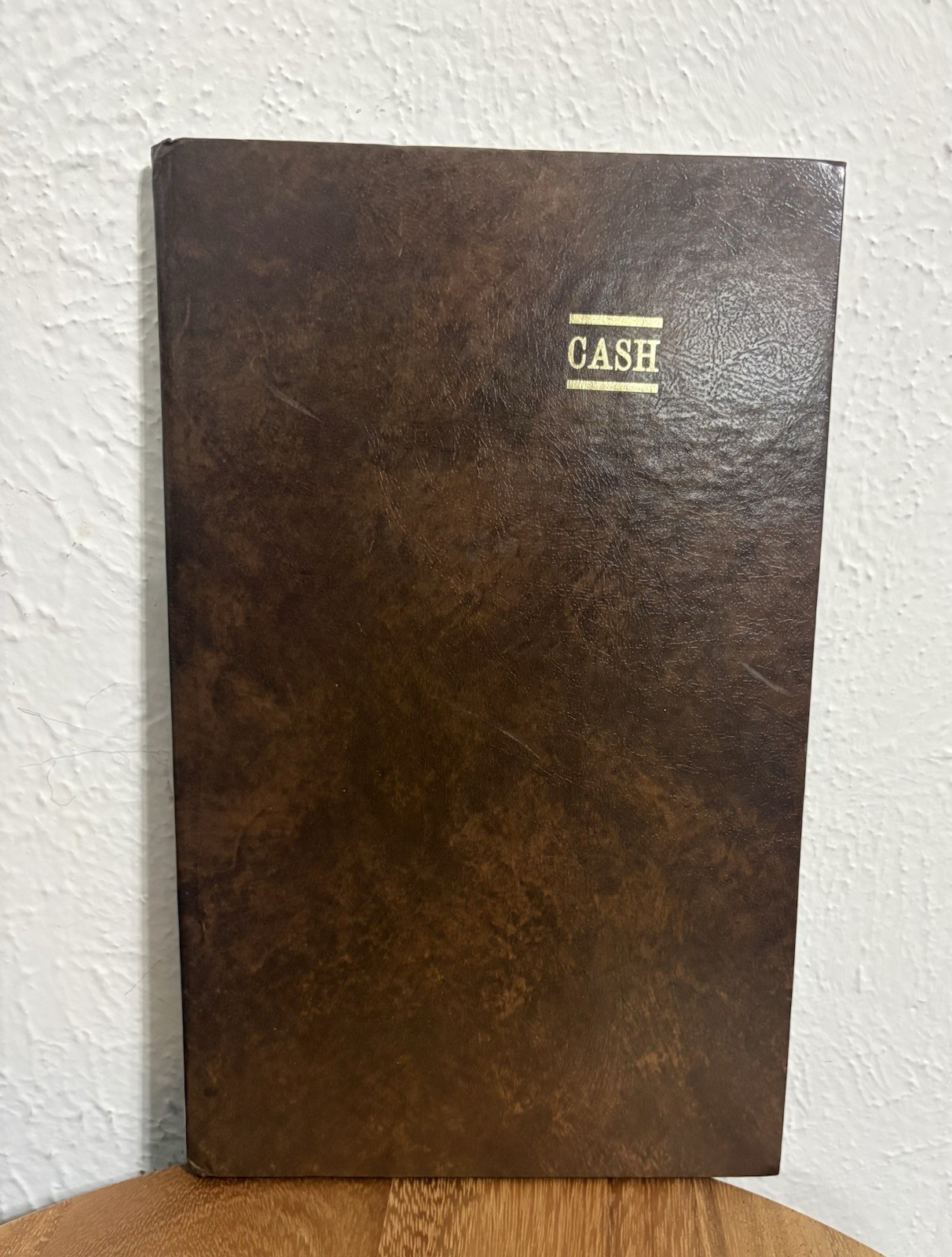 Vintage Cash Journal Ledger Unused Accounting Book