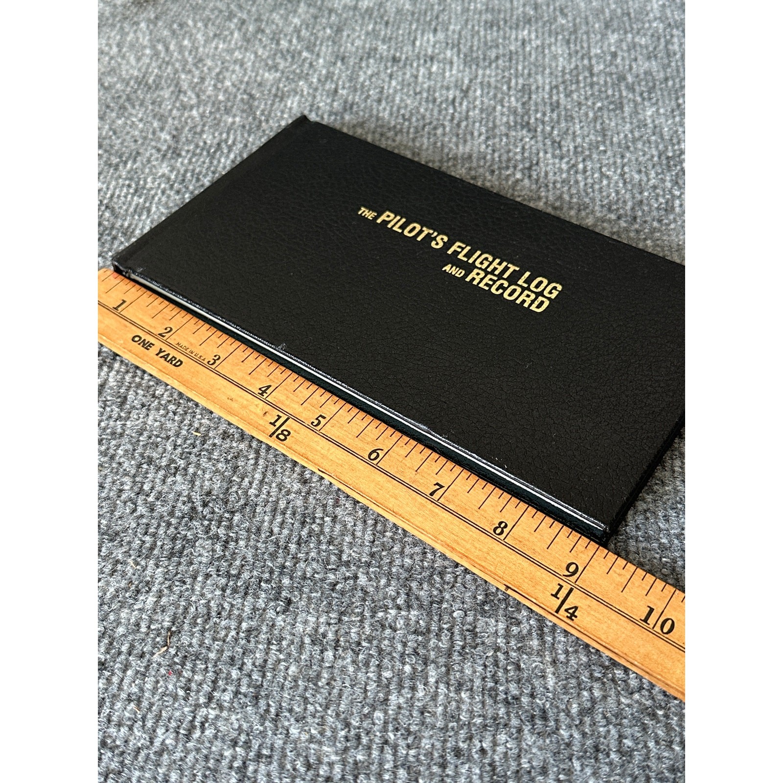 Vintage MCM Pilot’s Log and Record Book aviation logbook journal ephemera 9×5