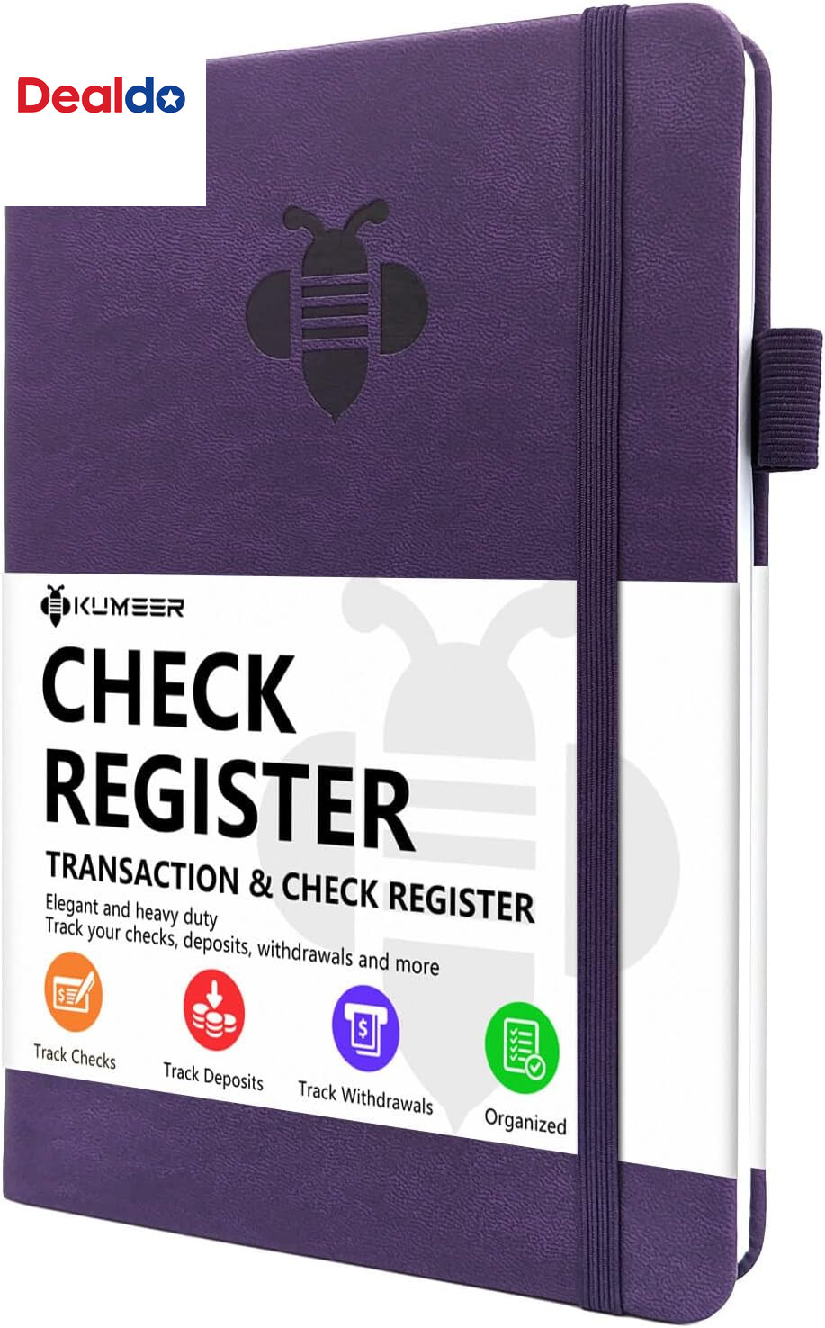 Check Register – Elegant Check Registers for Personal Checkbook with Check & Tra