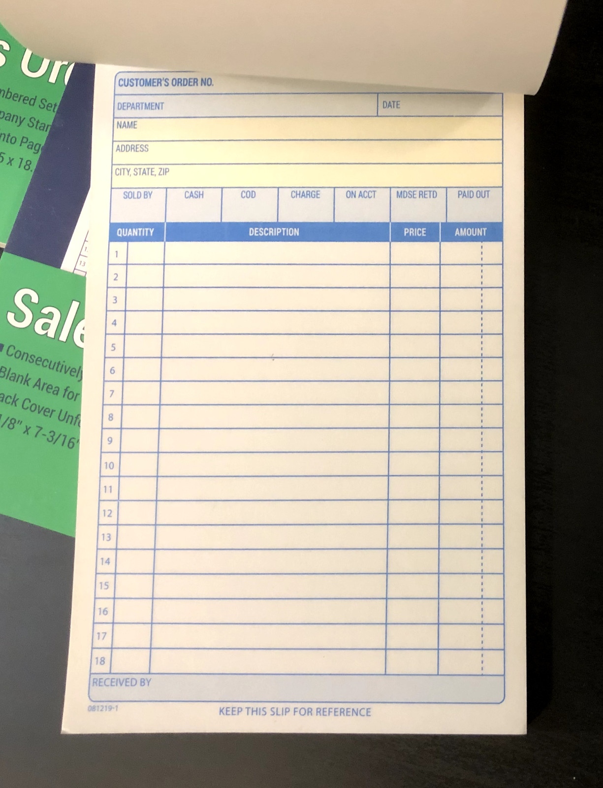 Better Office Sales Order Books, 4 Pack, 2-Part Carbonless (White/Yellow)