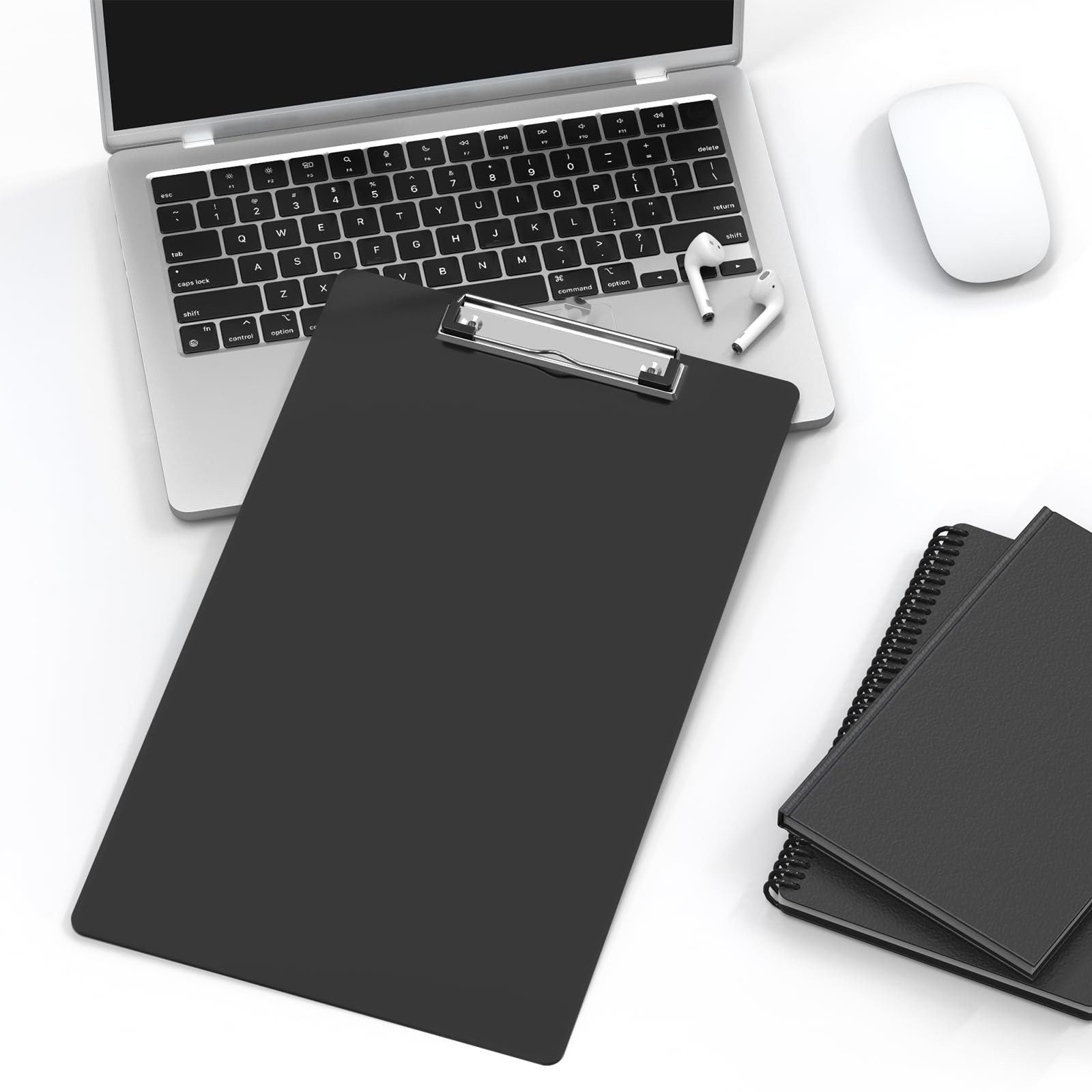 Macroclo Plastic Legal Size Clipboard, Black 8.5 x 14 Clip Boards