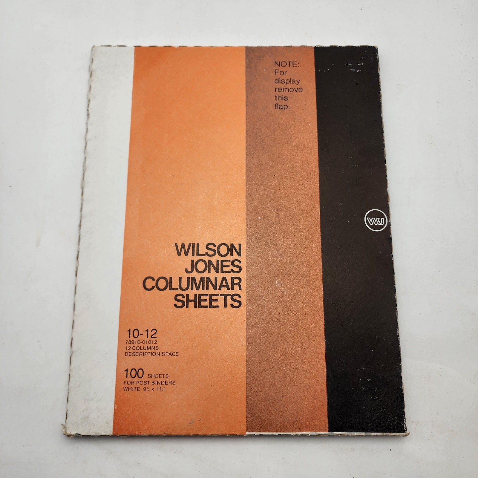 Wilson Jones Accounting Sheets 10-12 Columnar 9-1/4 x 11-7/8 Loose Sheets