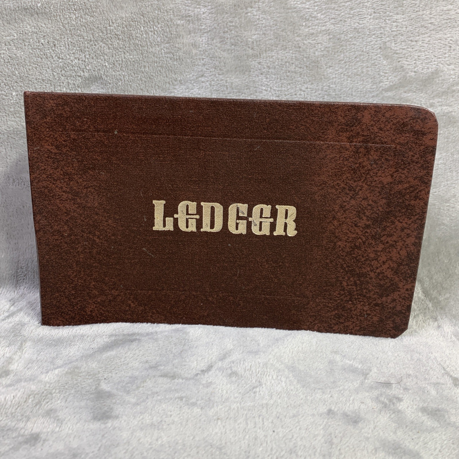 VTG Mead Debit-Credit-Balance Forms Ledger Outfit 26 Dividers A-Z Index Brown