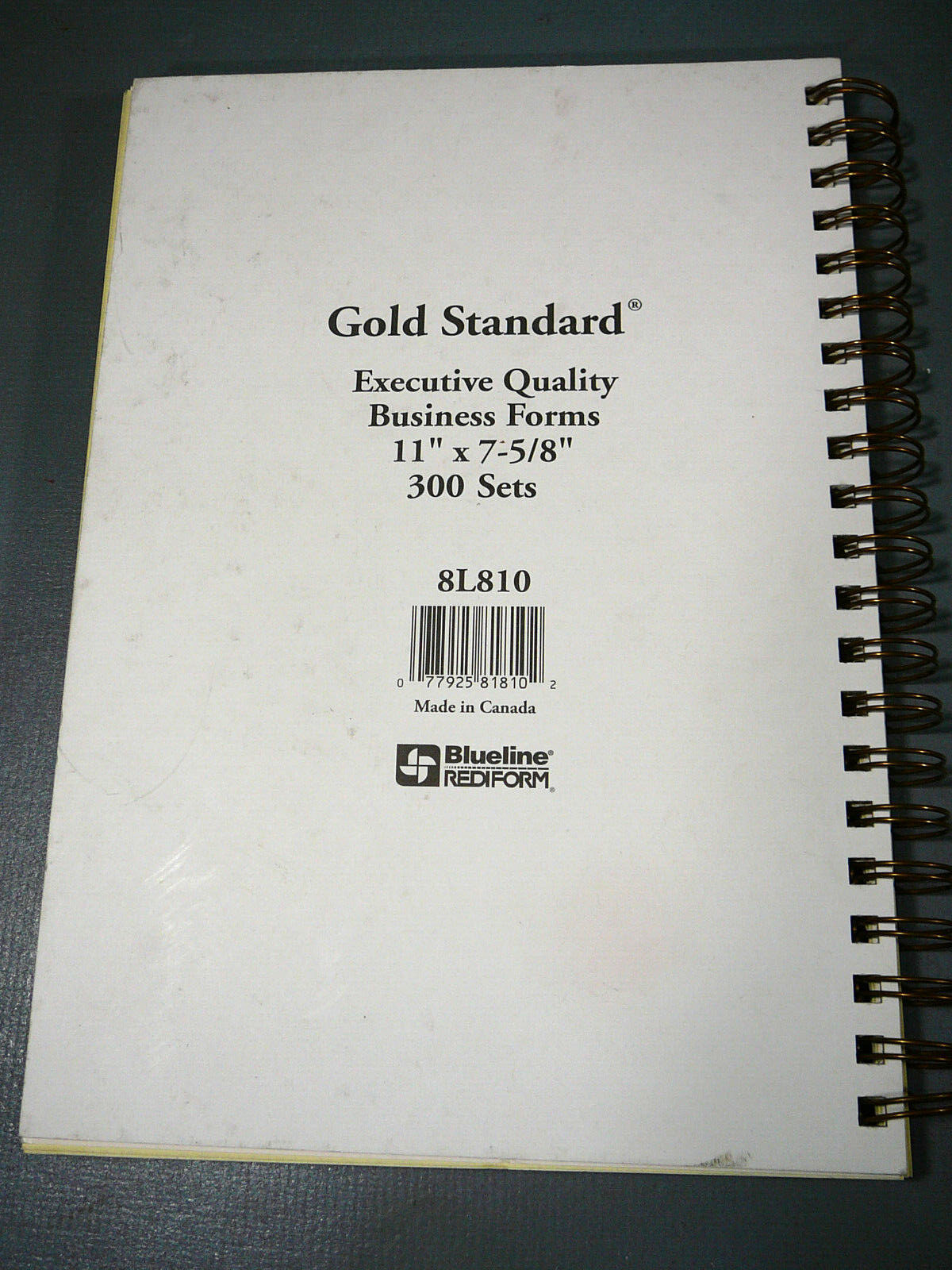 Rediform Gold Standard 2 Part Carbonless Money Receipt Book 300 receipts