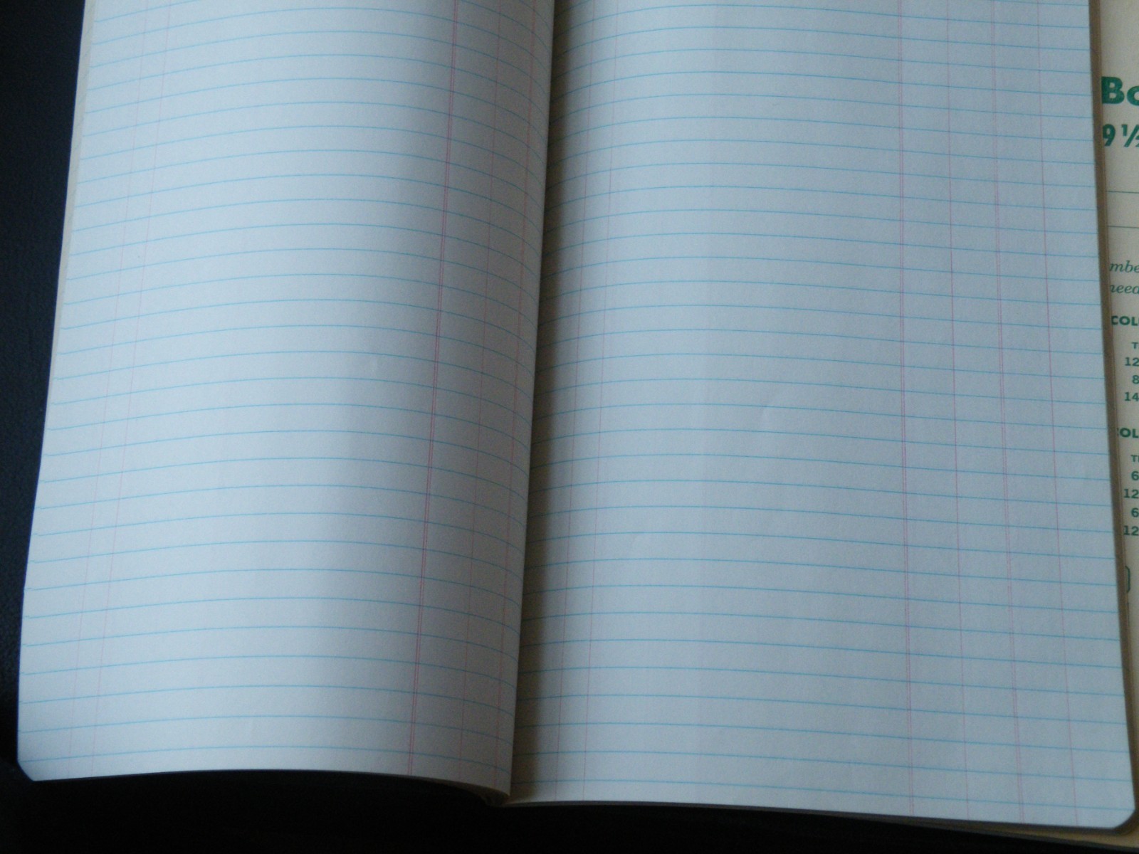 2 – Vintage Standard Boorum & Pease Order Book #1989 1/2 USA – FREE SHIP