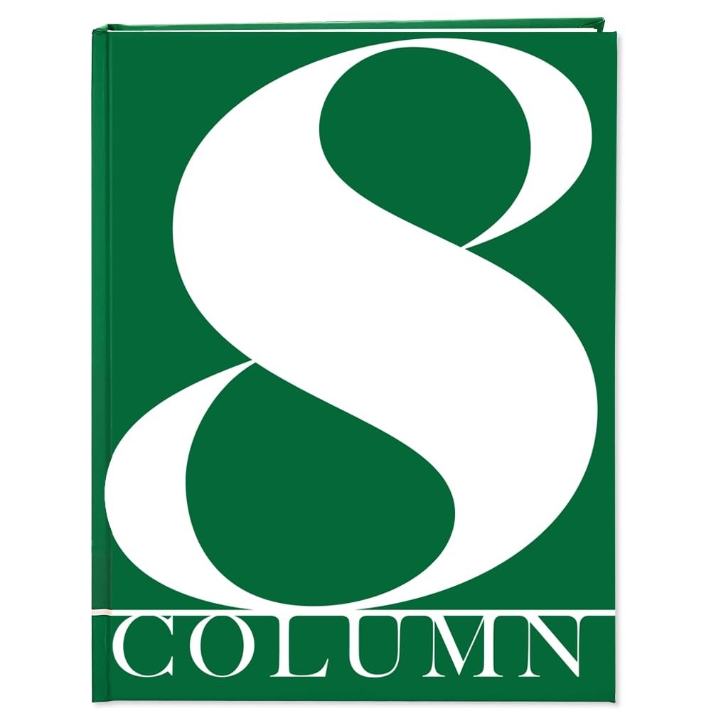 8 Column Book Hardbound Columnar Notebook (Eight Columns Columnar Book) Logbo…