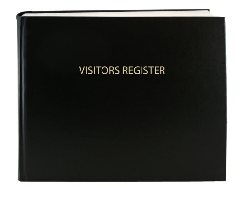 Visitor Log Book/Visitor Register/Visitor Sign-in Book – 120 Pages 8 7/8″ x 7…