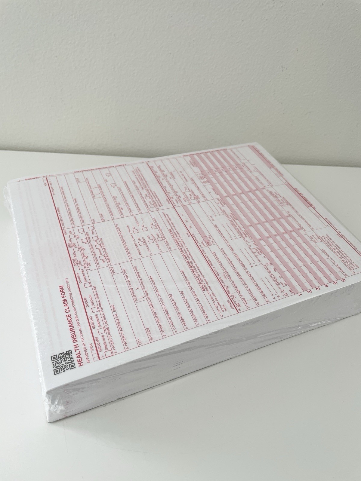 NEW CMS 1500 HCFA Health Insurance Claim Forms (Version 02/12) 500 Forms