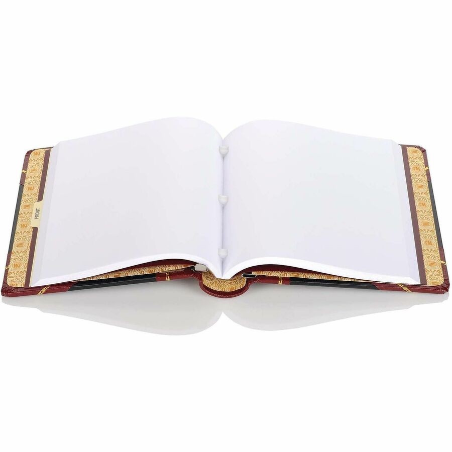 Acco WLJ39715 Minute Book Binder 500 Sheets 11×8.5 Red/Black