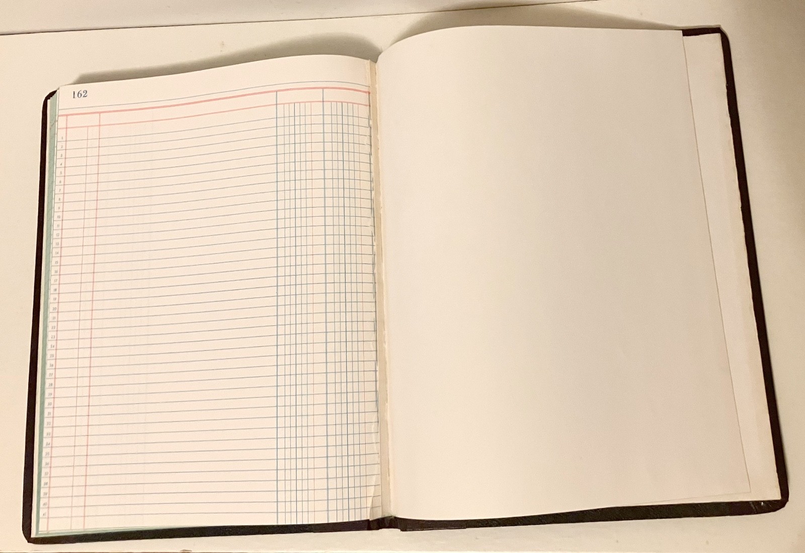 Vintage Shaw’s Universal Blank Ledger 10″ x 12″ No. S 98