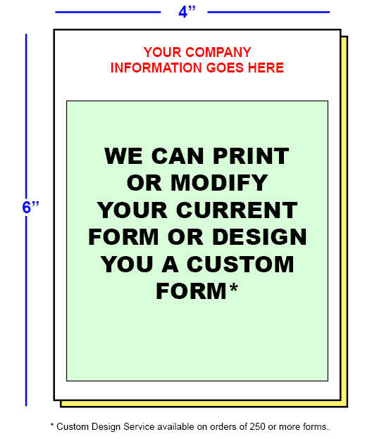 HAULING INVOICE Custom Printed 2 or 3 Part Carbonless Paper