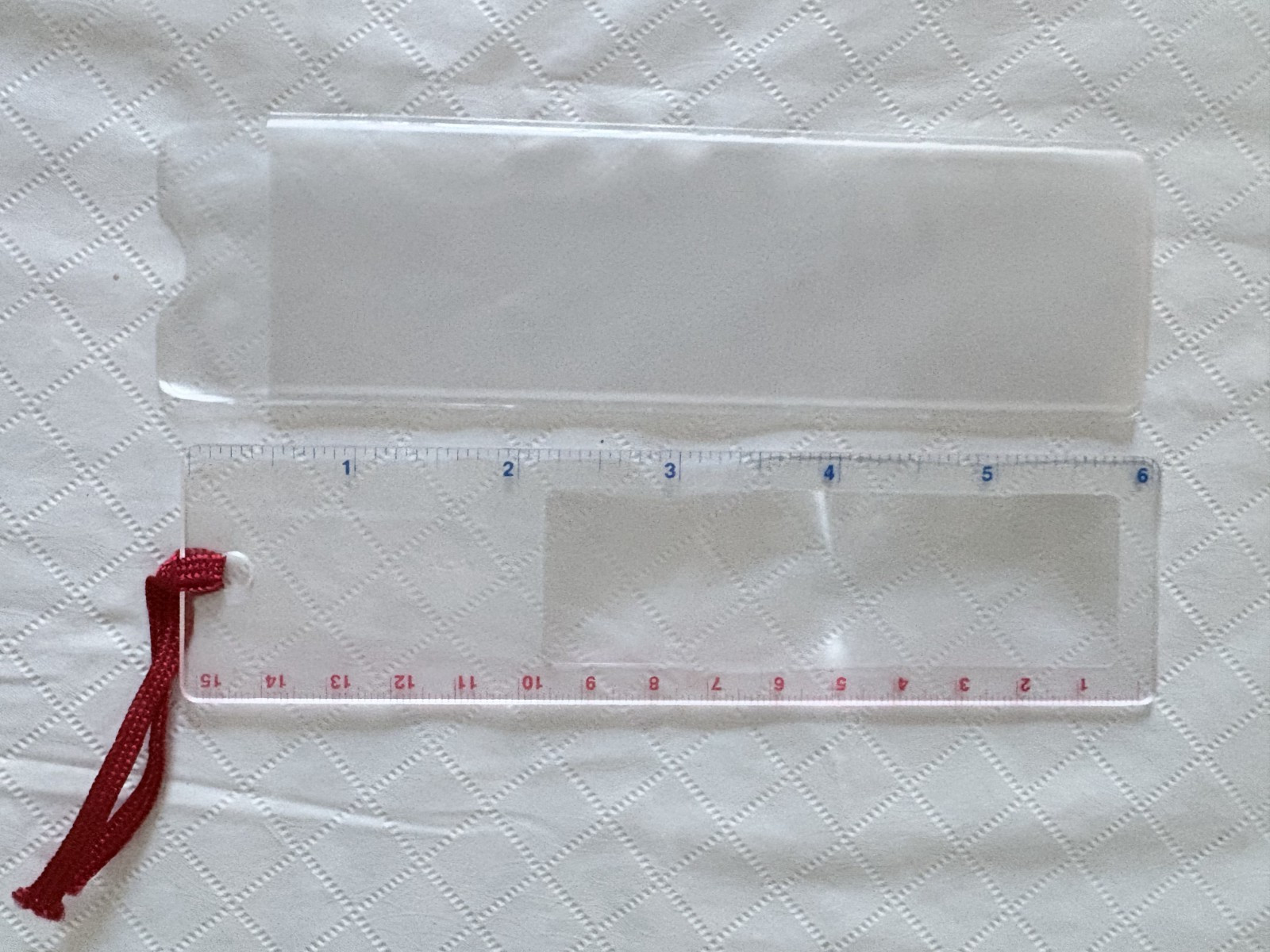 VTG Personal Checkbook Register+Pocket Address Book+6″ Magnifying Ruler Set c