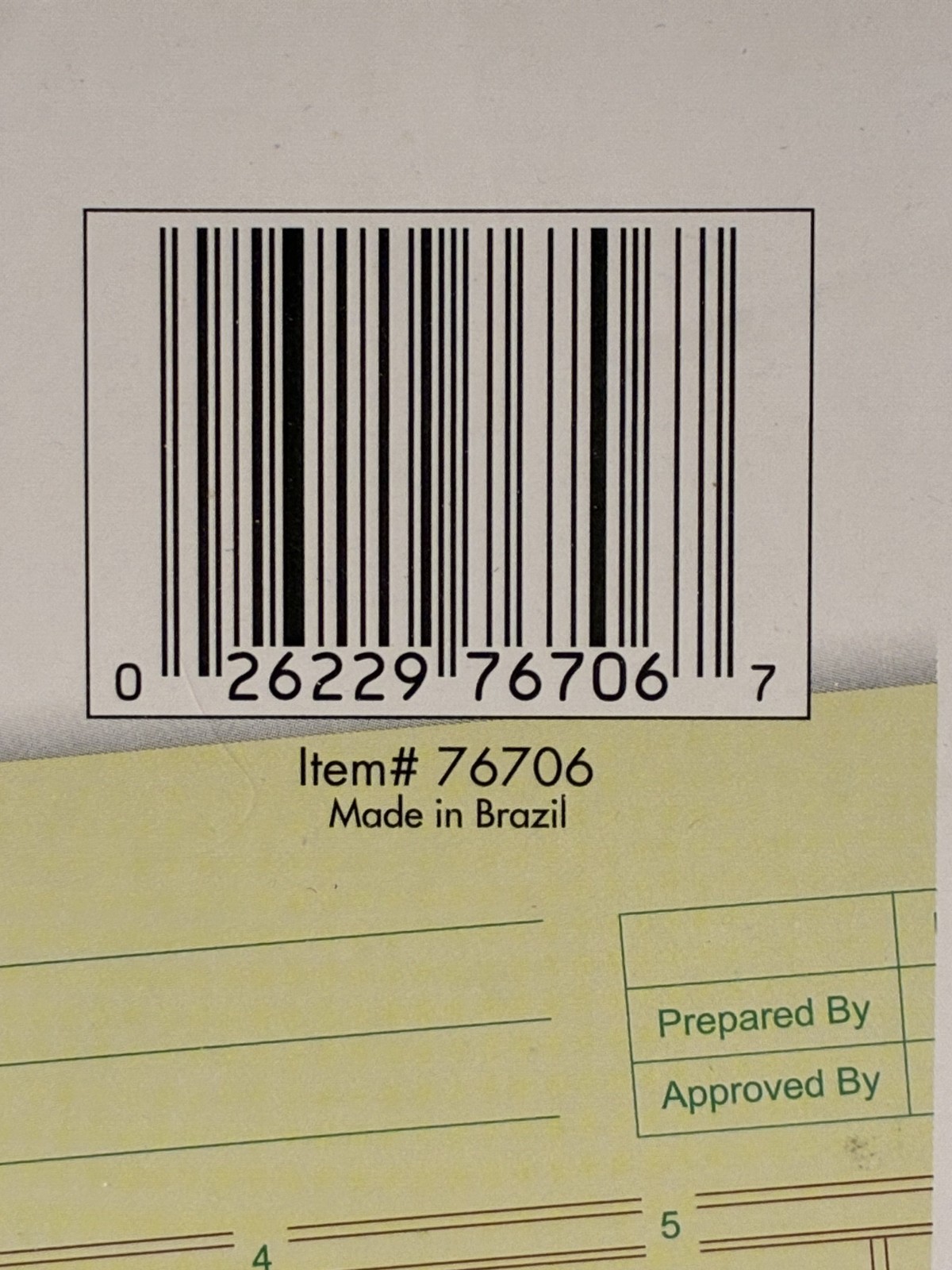 Norcom Columnar Pad 50 Sheets 6 Columns 11 x 8.5 Inches Green #76706 Non-Glare
