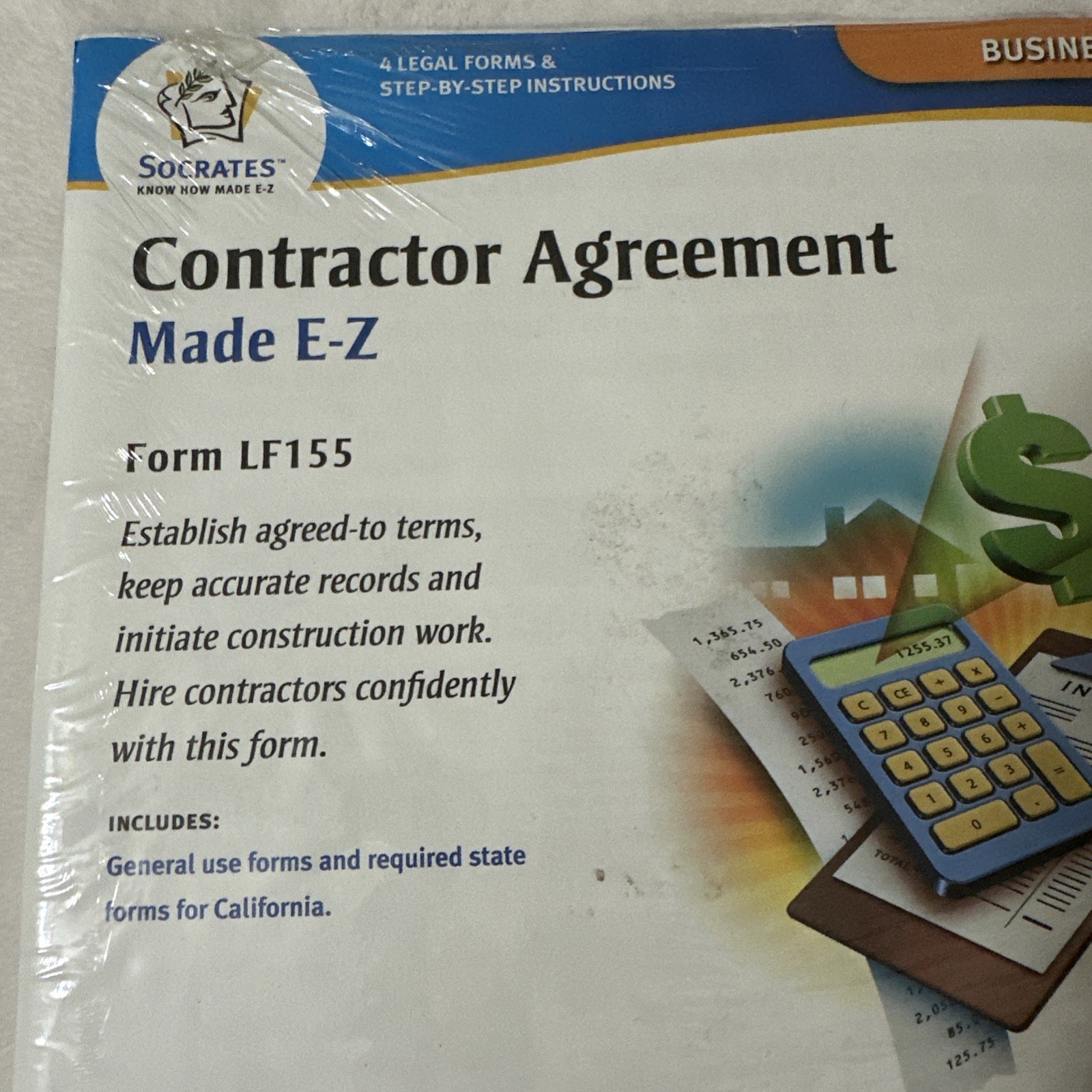 CONTRACTOR AGREEMENT Made E-Z Form LF155 Business By Socrates Media