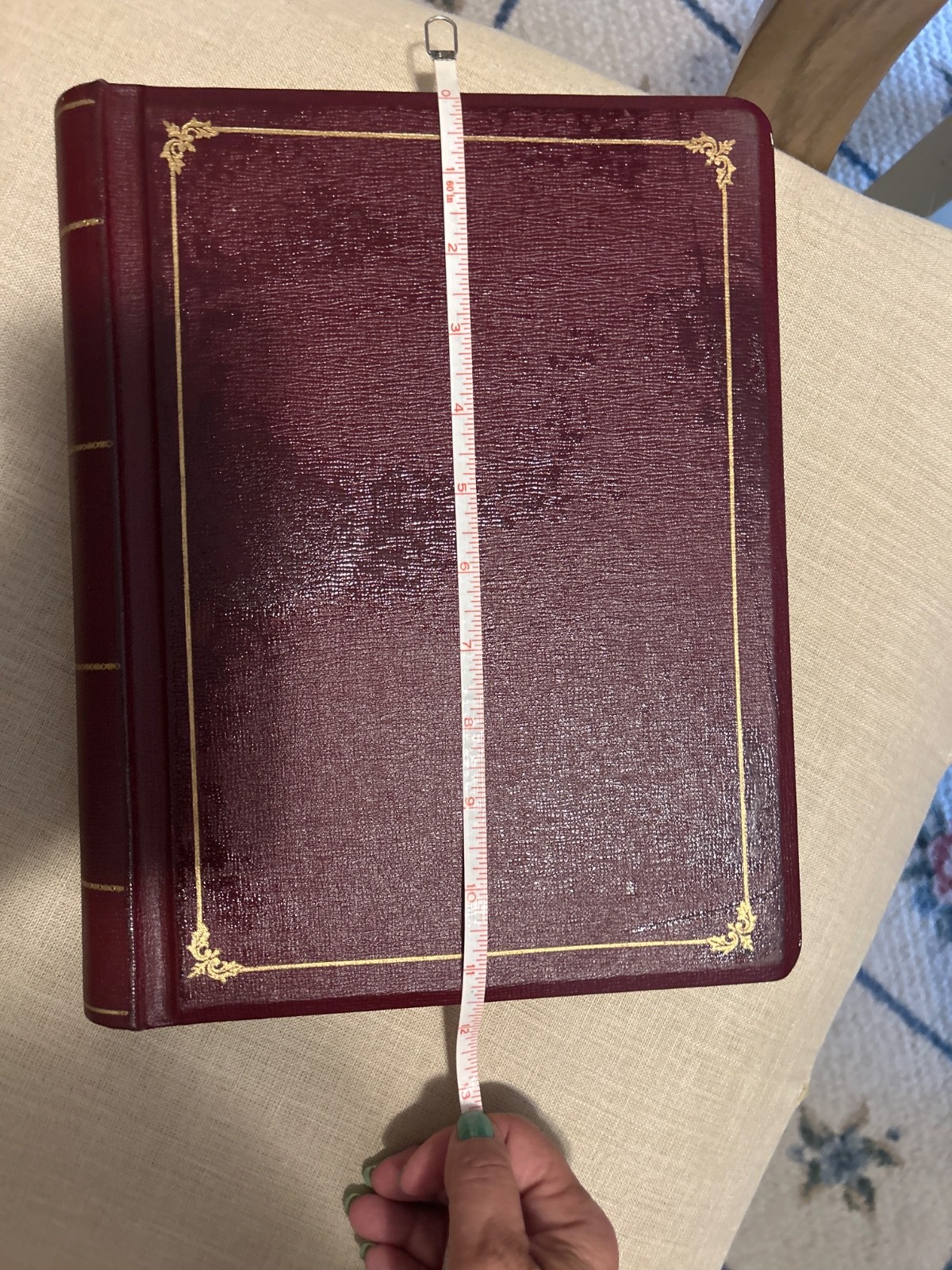 Wilson Jones Style Minute Book Binder 8.5″ x 11″ Letter Red 90 Pgs Antique?