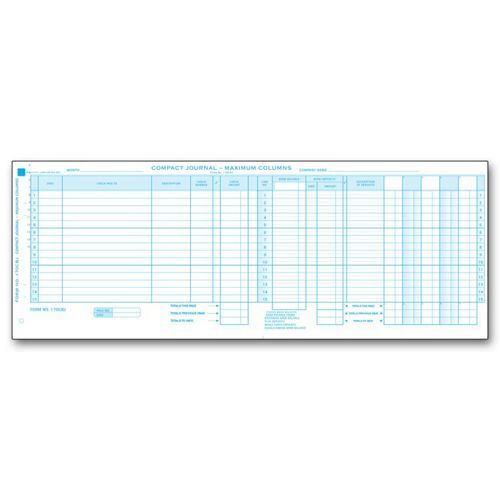 170CBJ.1 Compact Maximum Columns Journal 16 x 6″ QTY 25