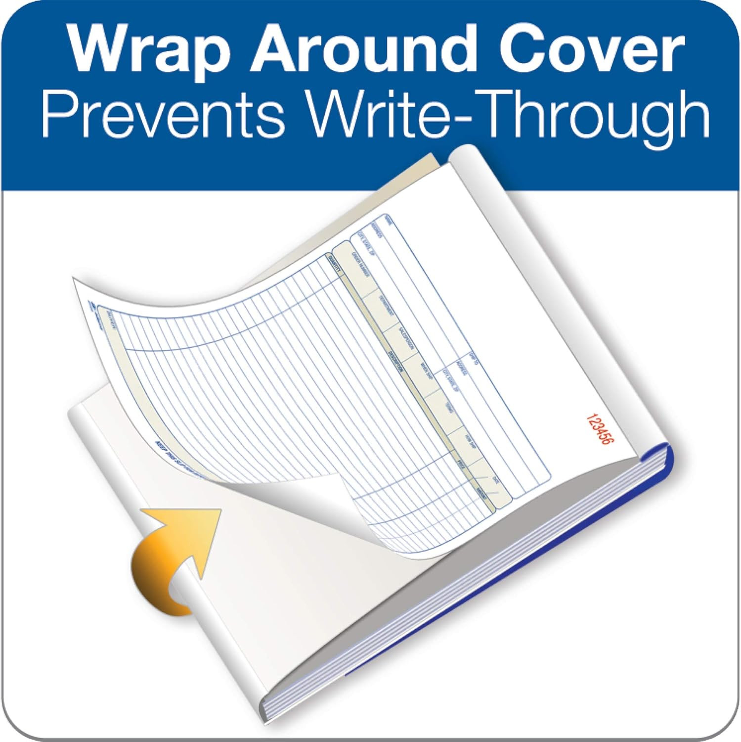Order Book, 2-Part, Carbonless, White/Canary, 8-3/8 X 10-11/16 Inches, 50