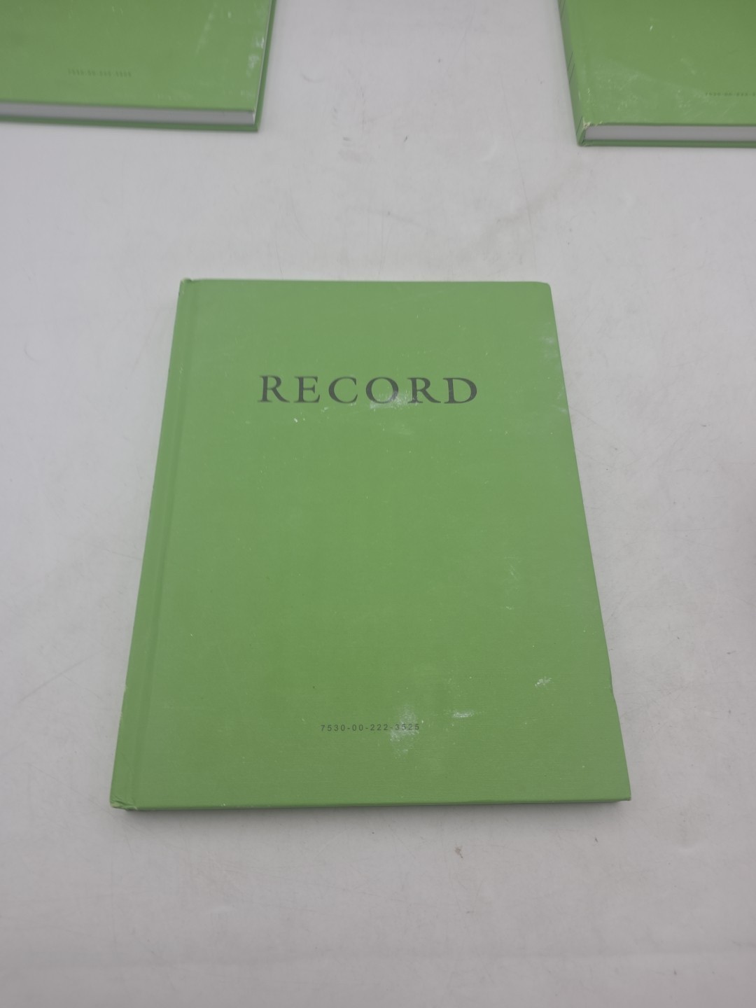 Federal Supply Service Record Book Hardcover Lined 7530-00-222-3525 Lot Of 3