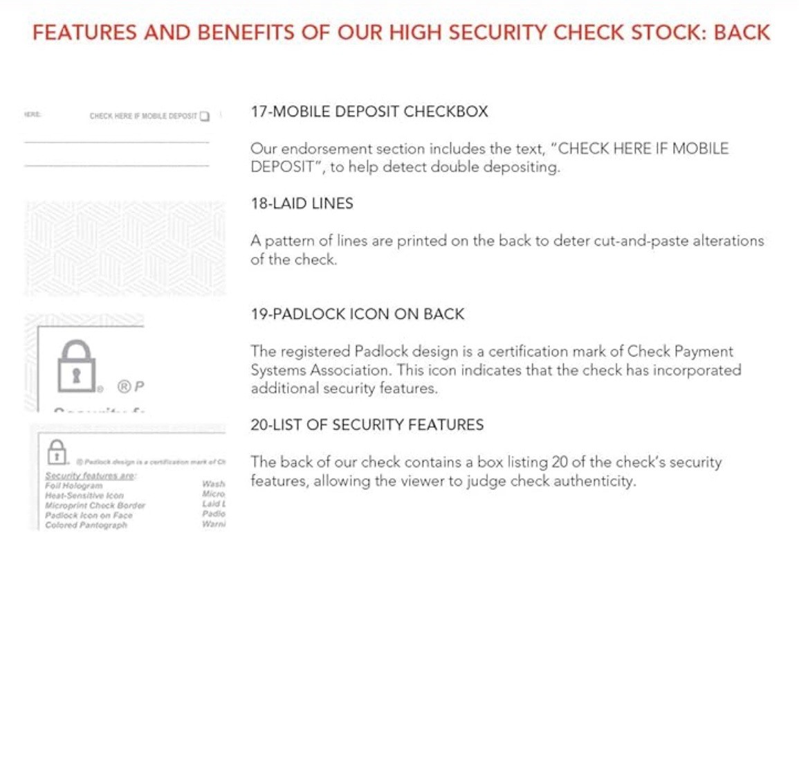 EZ Checks Pre High Sec Check Paper Hologram 500 Sheets Green Yellow Check at Top