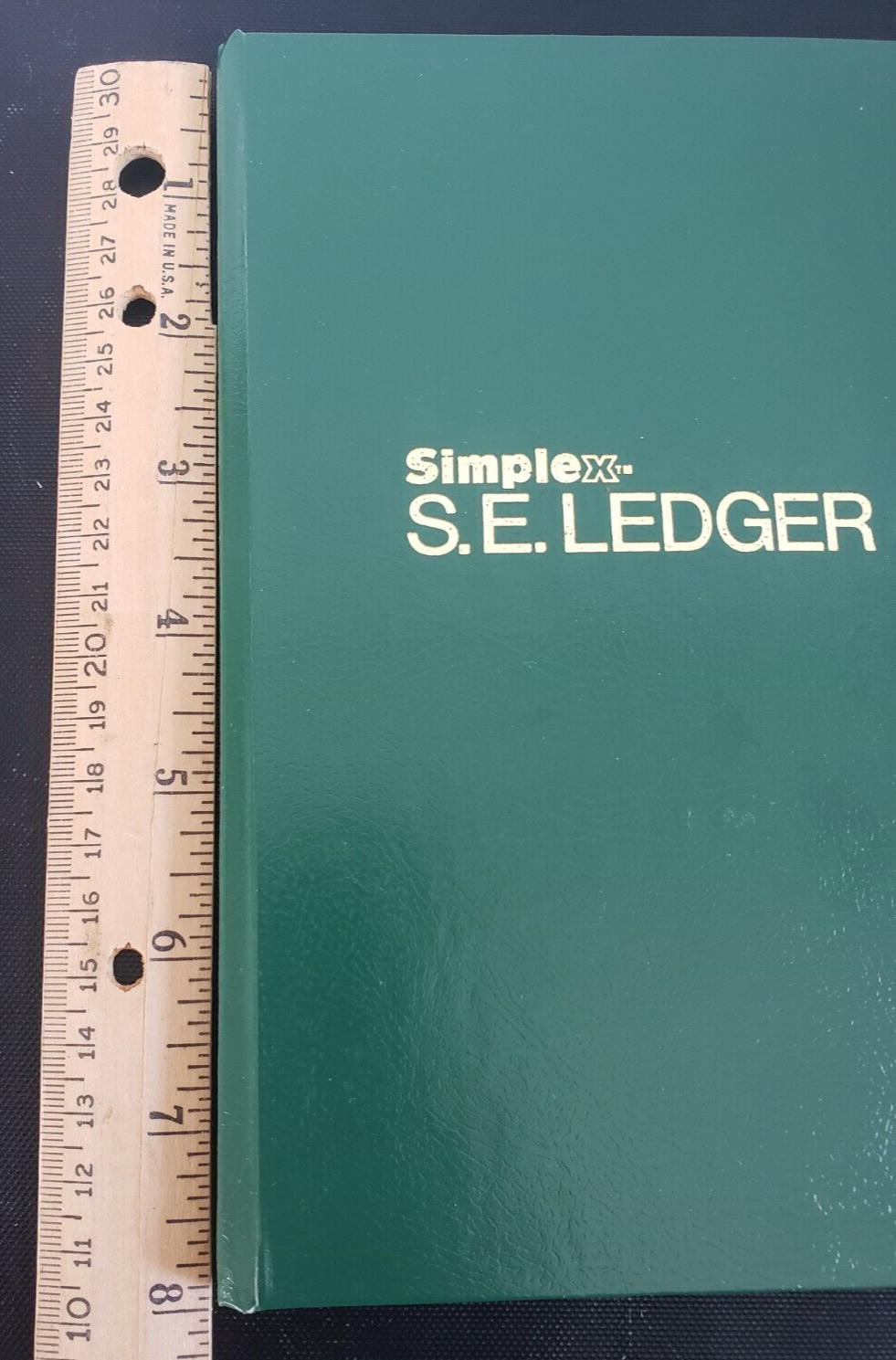 Vintage Simplex S.E. Ledger Account Book 5″ X 8″ USA #91-516 Missing Some Pages