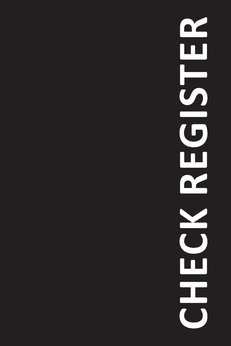 Check Register: Simple Check Register Checkbook Registers Check and Debit Card R