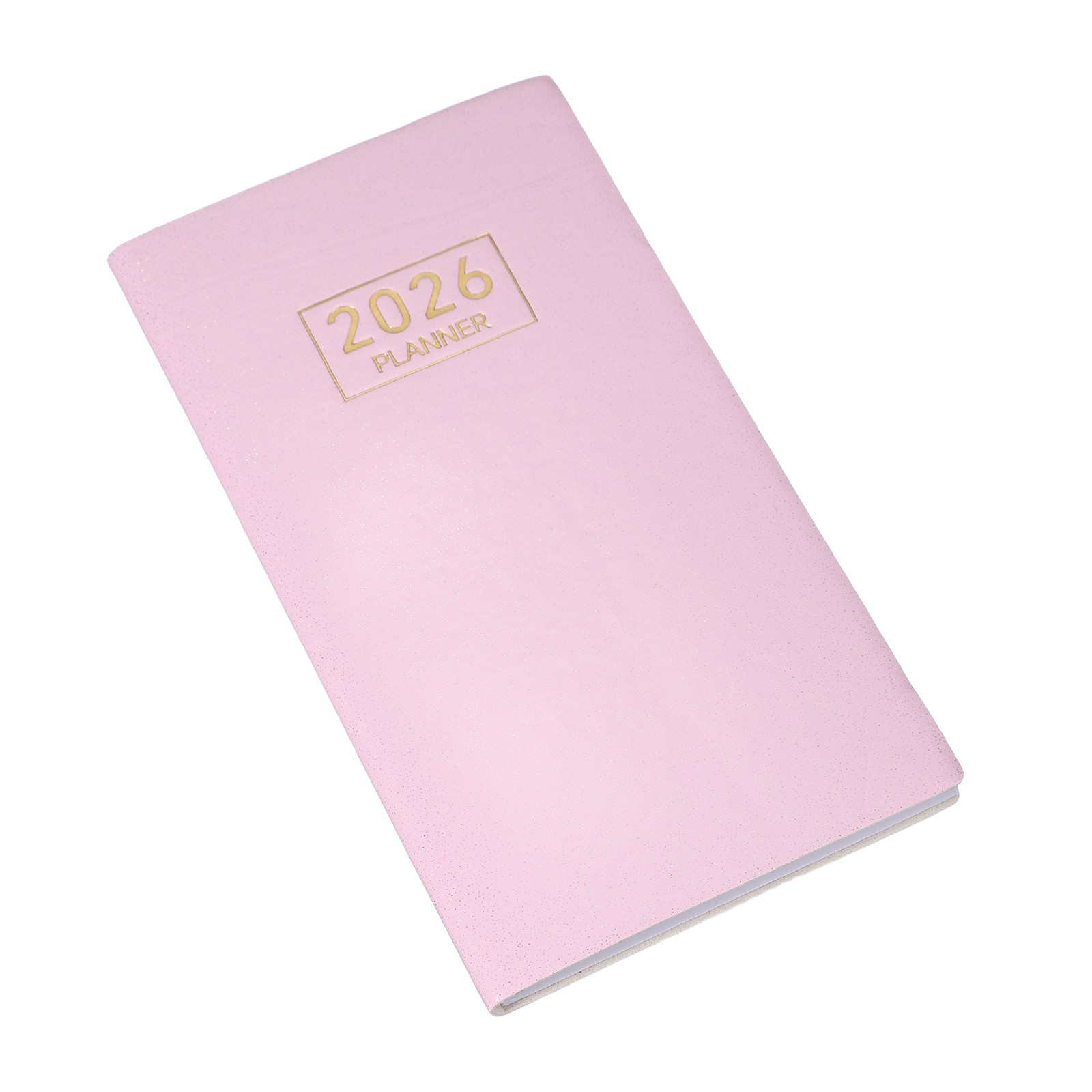 Daily Planner Notebook, 6.8 x 3.8″ 2026 to Do List Notebook, Star Pink