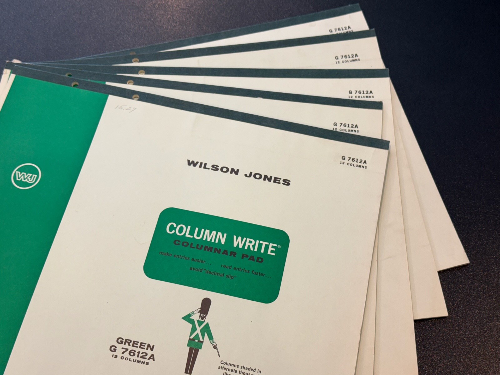 Wilson Jones Column Write Columnar Pad Worksheet, 14″ X 17”, 12 Columns, G7612A