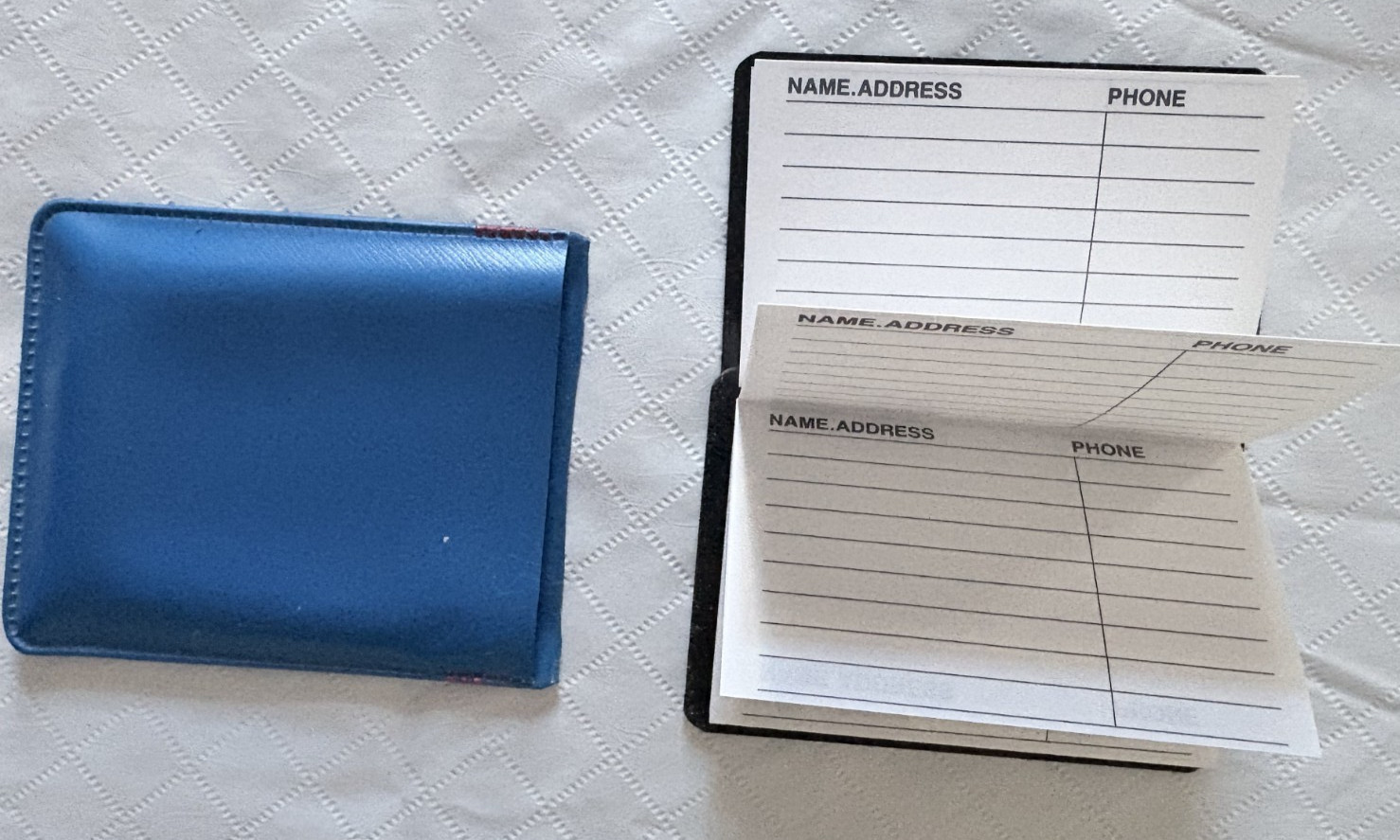 VTG Personal Checkbook Register+Pocket Address Book+6″ Magnifying Ruler Set c