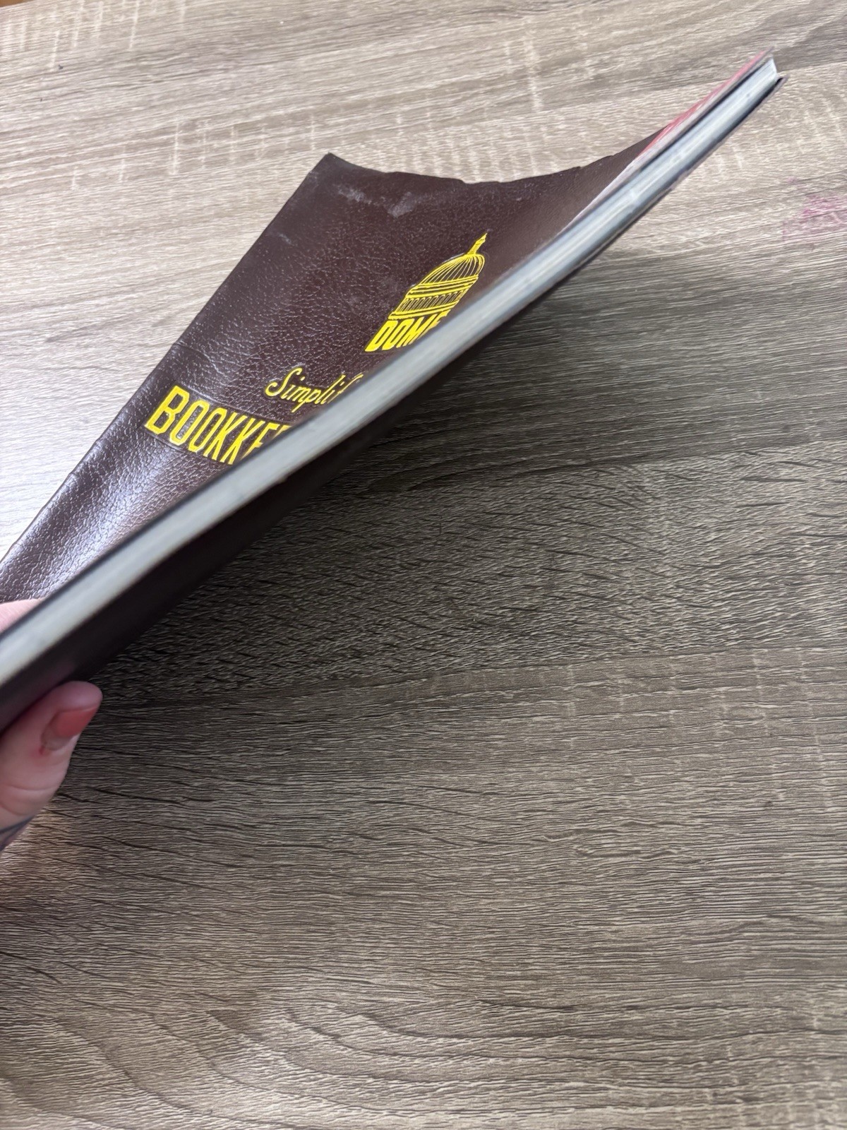 DomeSkin DOM600 Bookkeeping Record Book – Brown