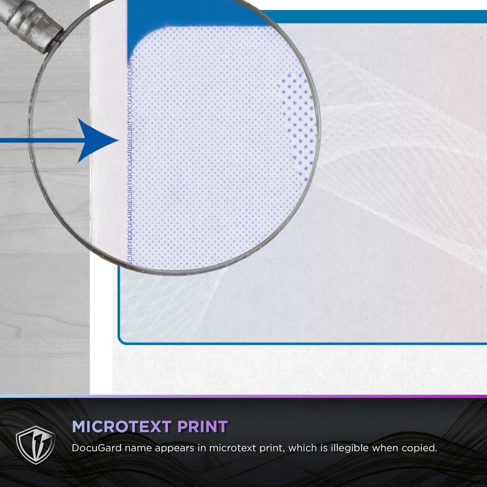 High Security Hologram Check Paper – 500 Blank Business Checks – 20 Security Fea