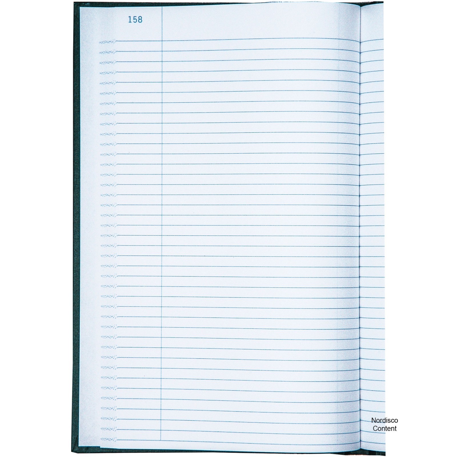 National Brand 56-131 Record Book, 300 Pages, 7-1/4 x 12-1/4″, Emerald Series