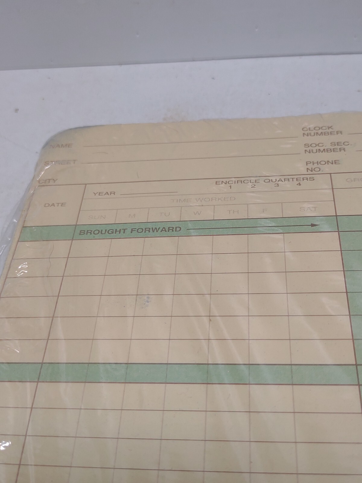 Expense Payroll Ledger (CFB) Form H-LW-16 Vintage 9.75 X 11 (78) Pages