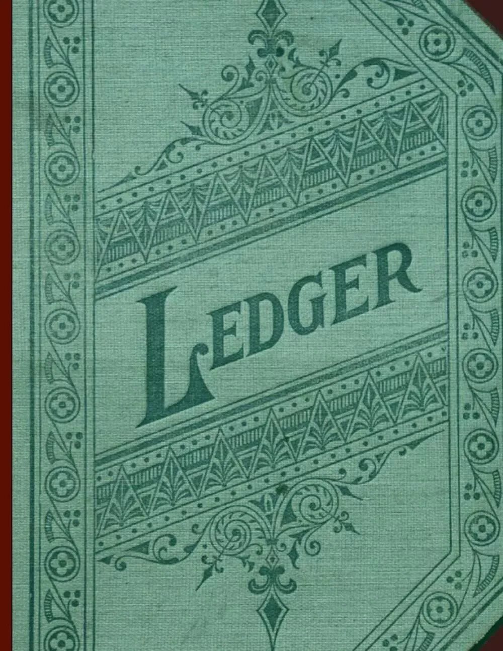 Ledger: 3 Column Accounting Ledger Book 8.5×11″ 100 pages