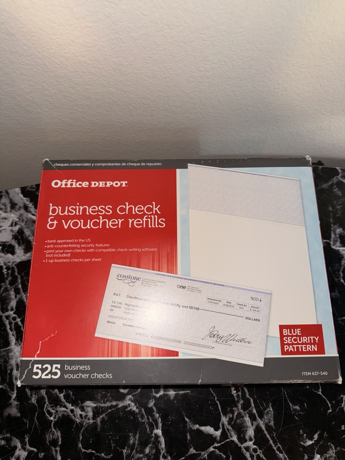 Business Check And Voucher Refills, Blank Checks – Full box