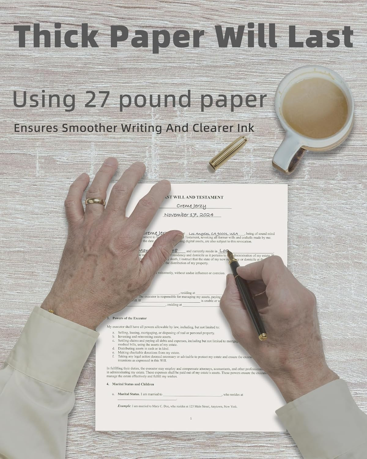 2026 Last Will and Testament Kit (3-Pack) – DIY Estate Planning Forms, Lawyer-Pr