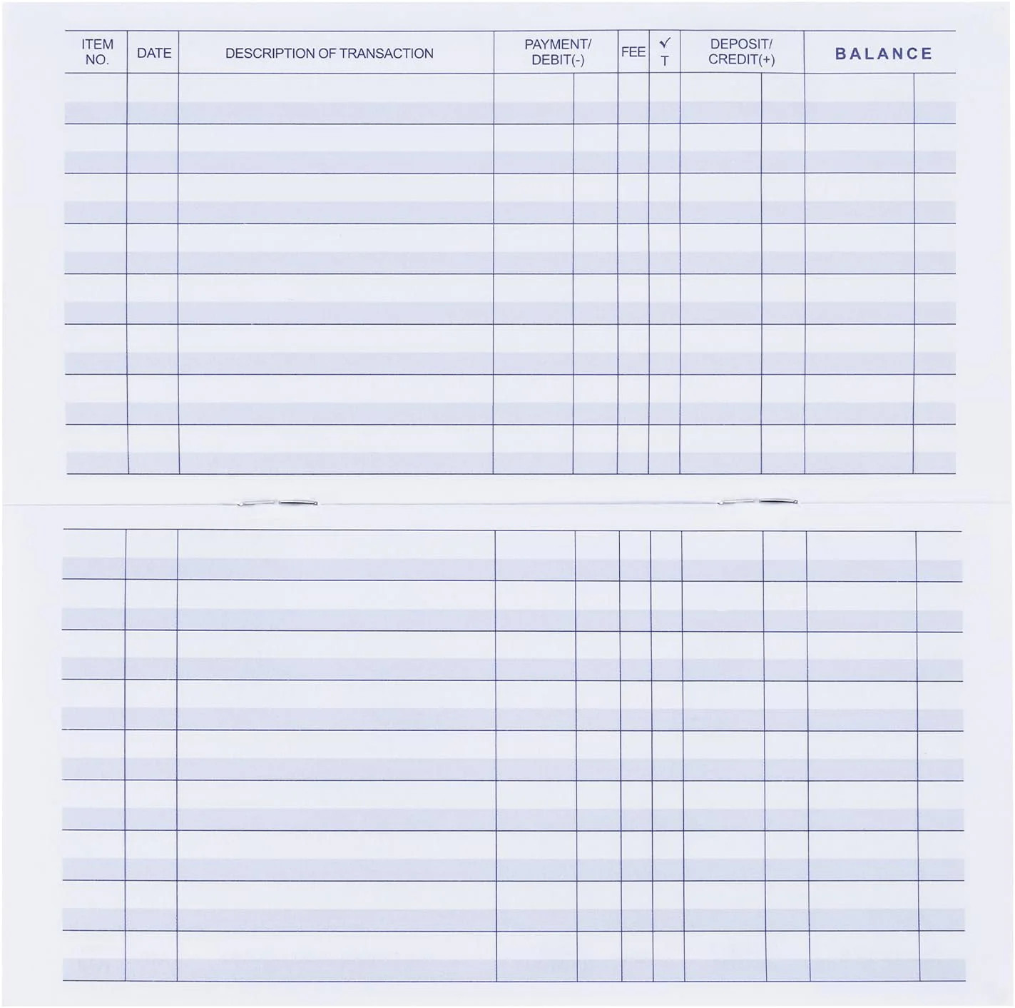 20 Pack Checkbook Register Check Registers for Personal Blank Ledger Transaction