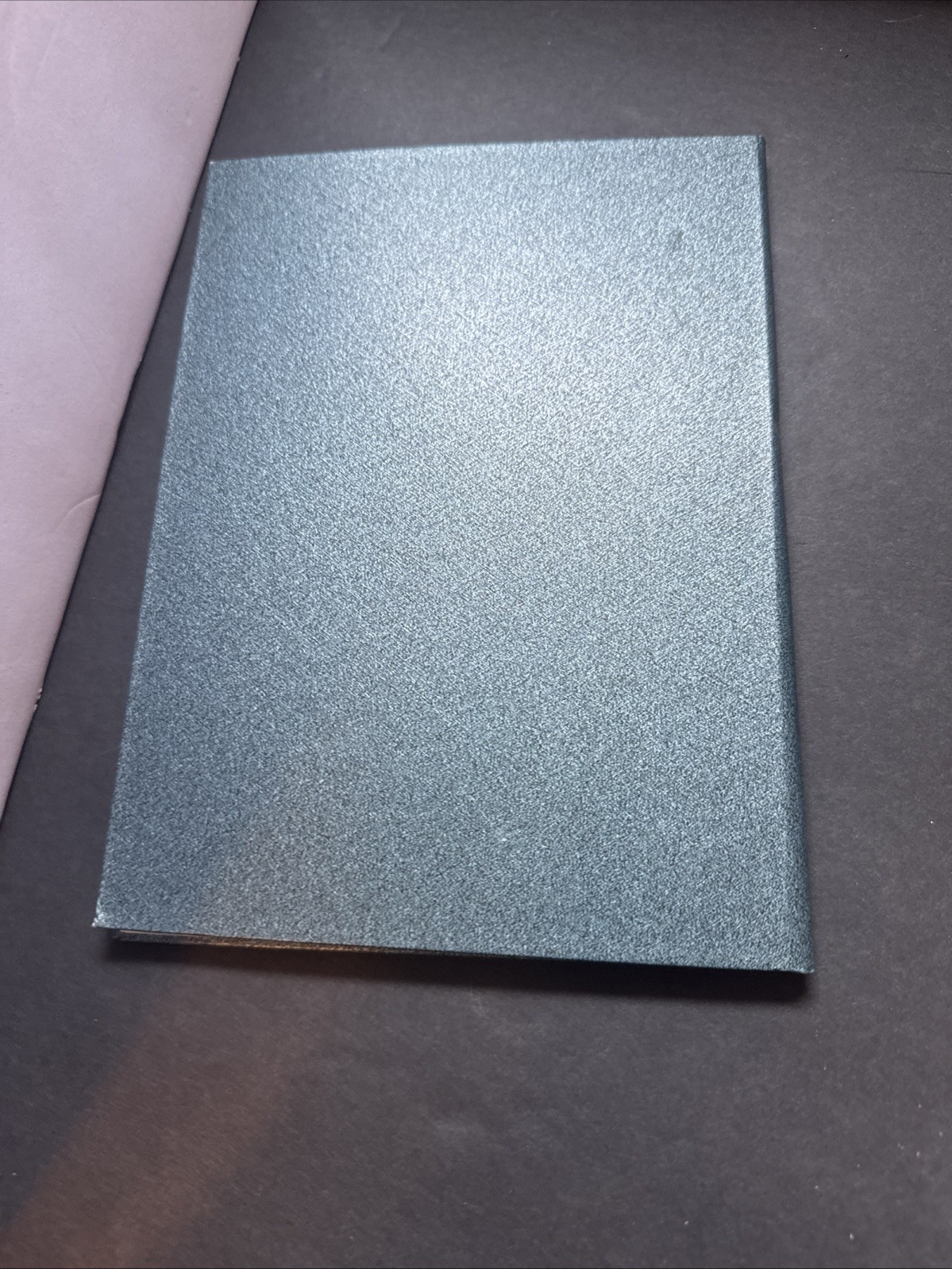National Brand 6 Column Record Book No. 56-306 Blue Granite Grain Cover 80 Pages